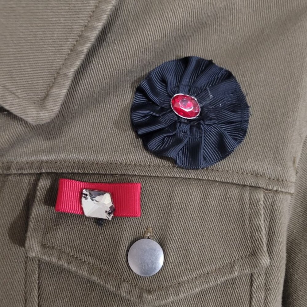 Anthropologie Guest Editor Military Swing Blazer … - image 3